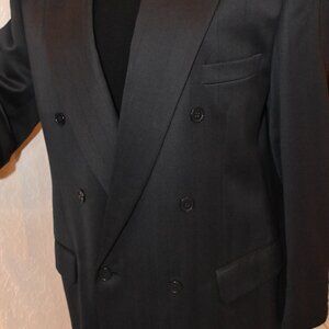 Pierre Cardin Dark Gray Wool Suit Size XL /Pants 36/29